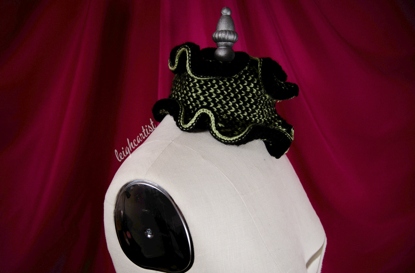 Escape The Matrix Knit Ruffle Scarf