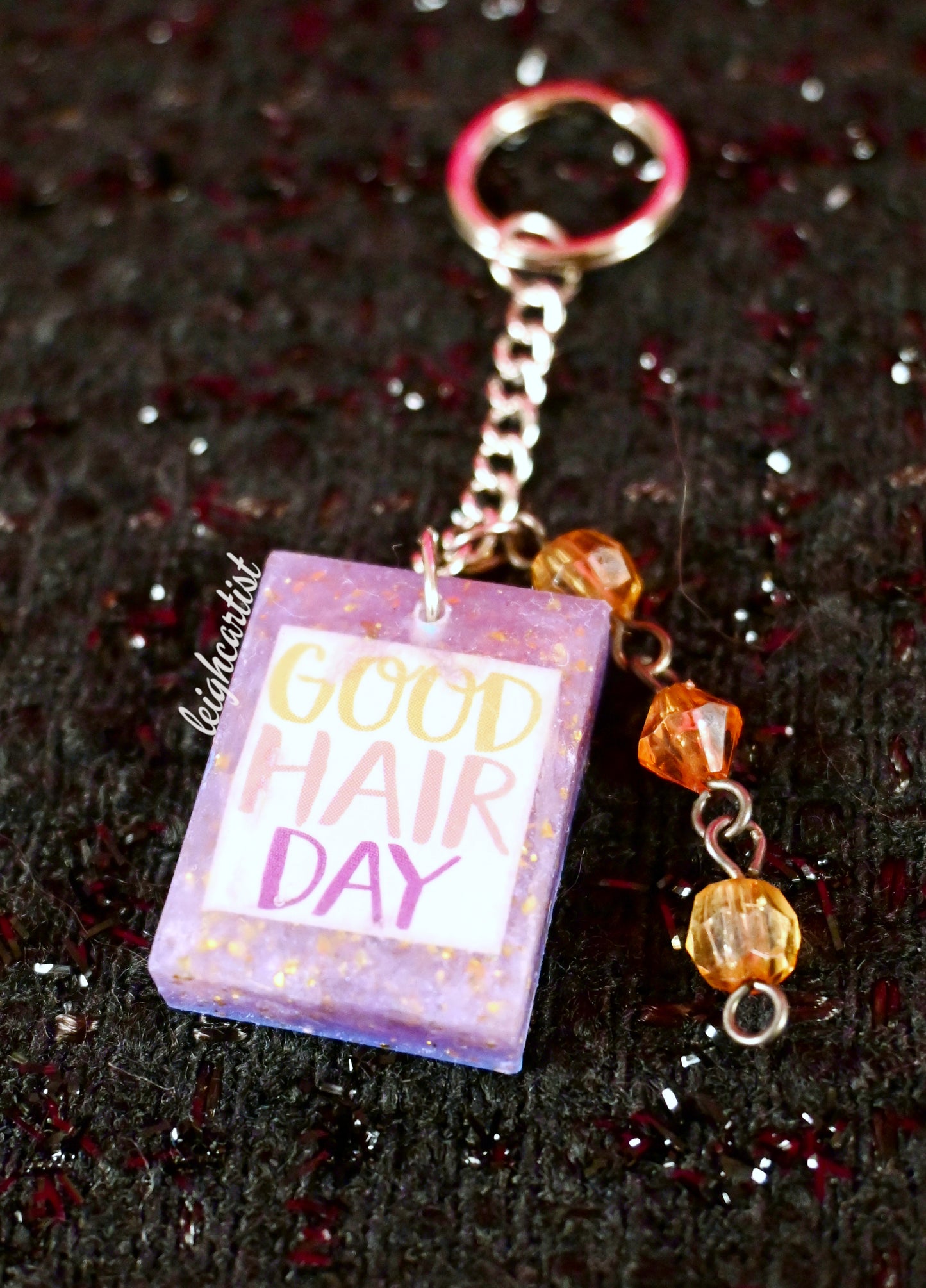 Good Hair Day Keychain