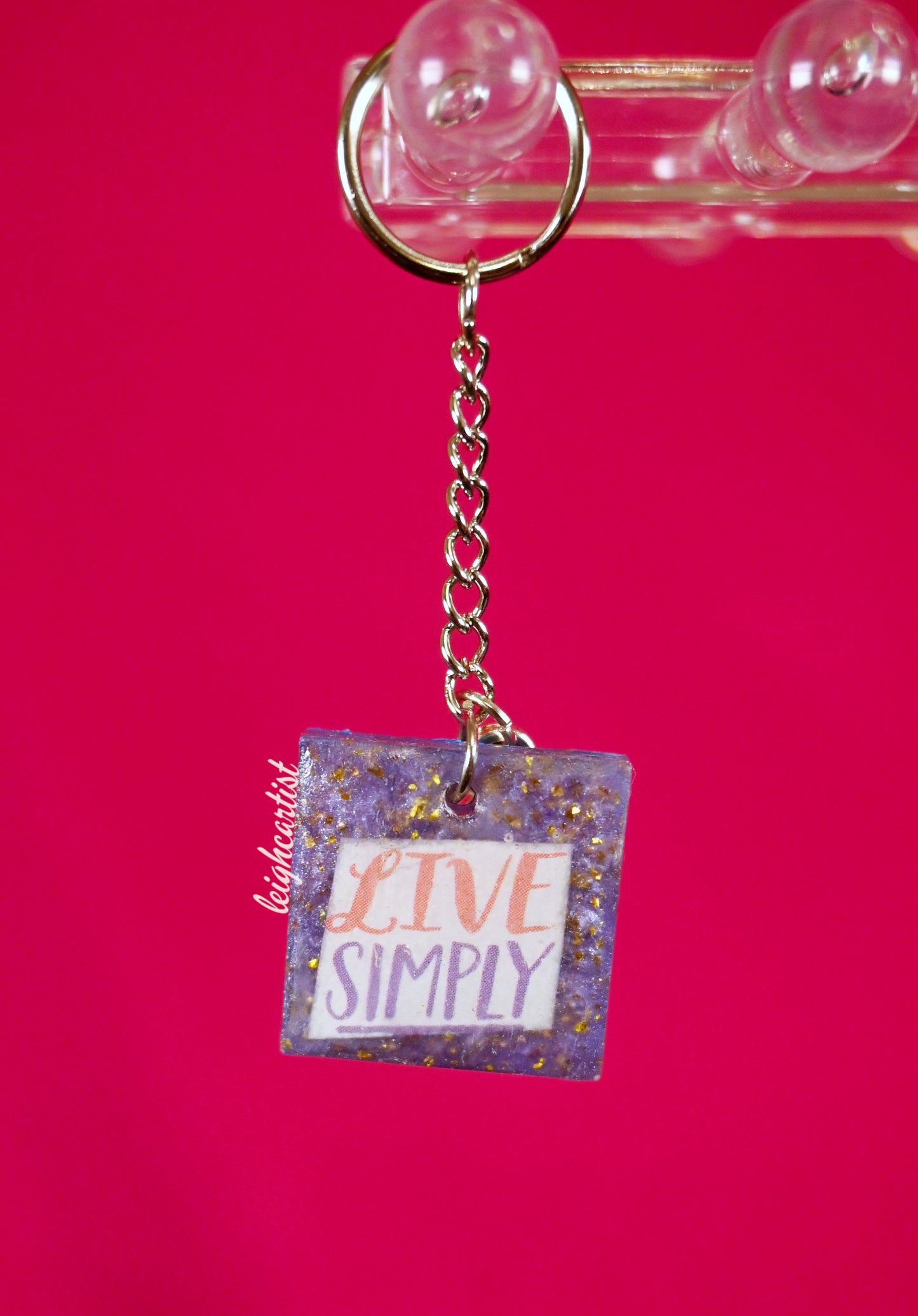 Live Simply Keychain