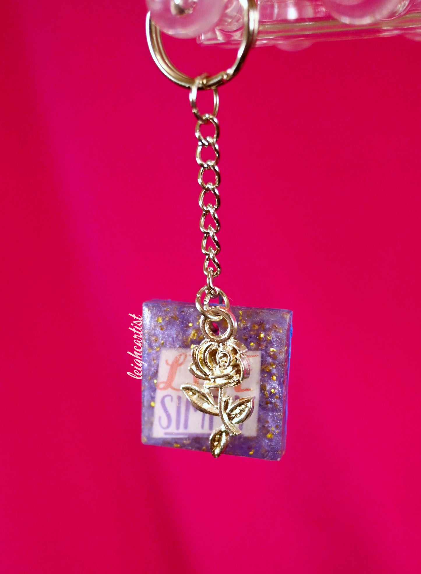 Live Simply Keychain