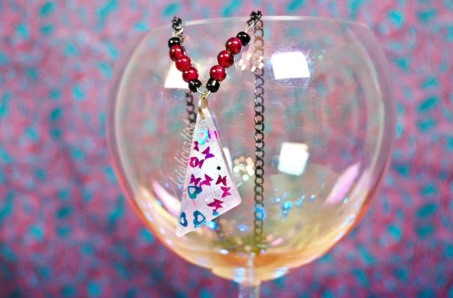 Simply Butterflies Resin Necklace