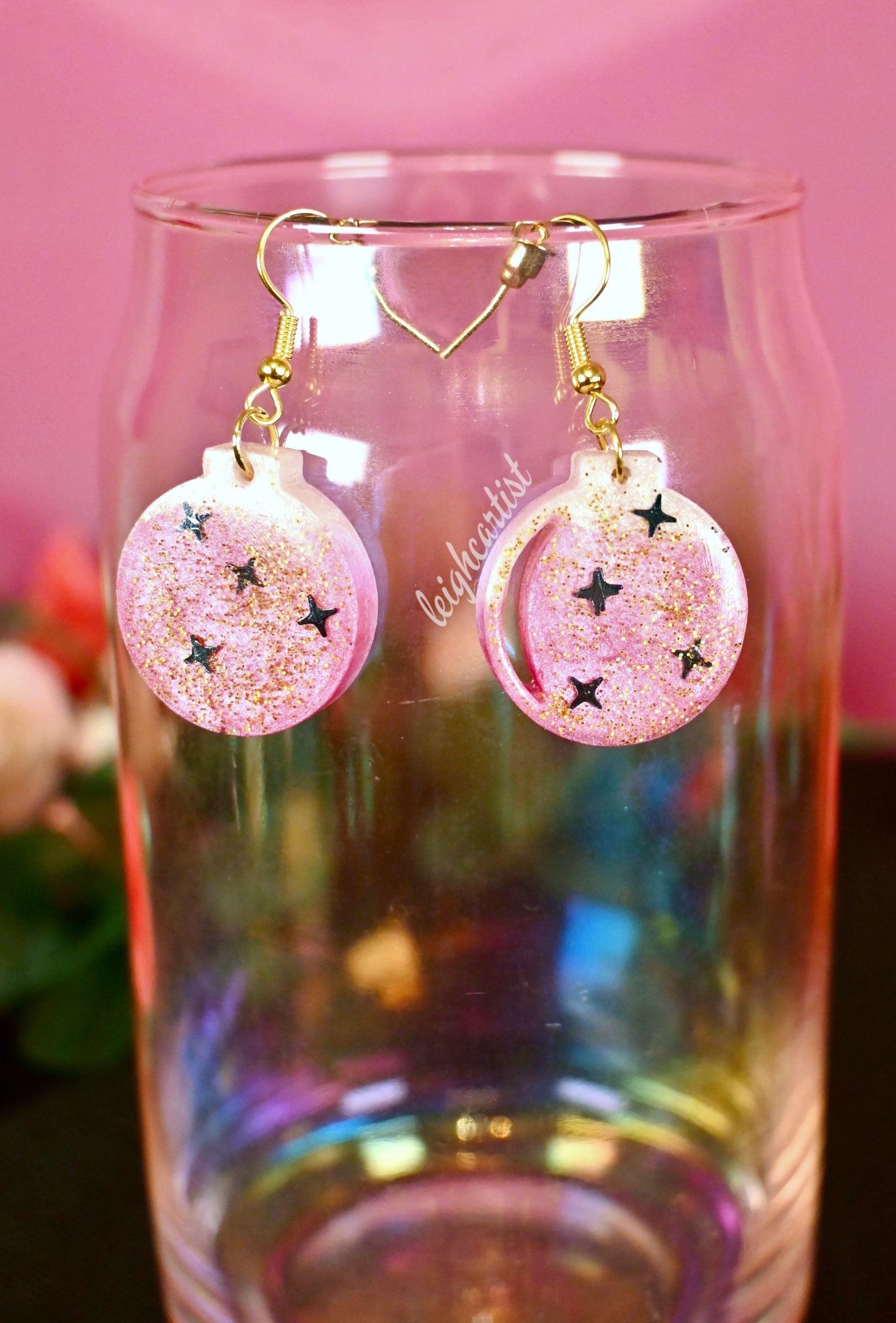 Starbomb Resin Dangle Earrings
