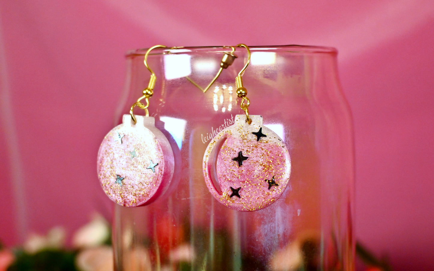Starbomb Resin Dangle Earrings