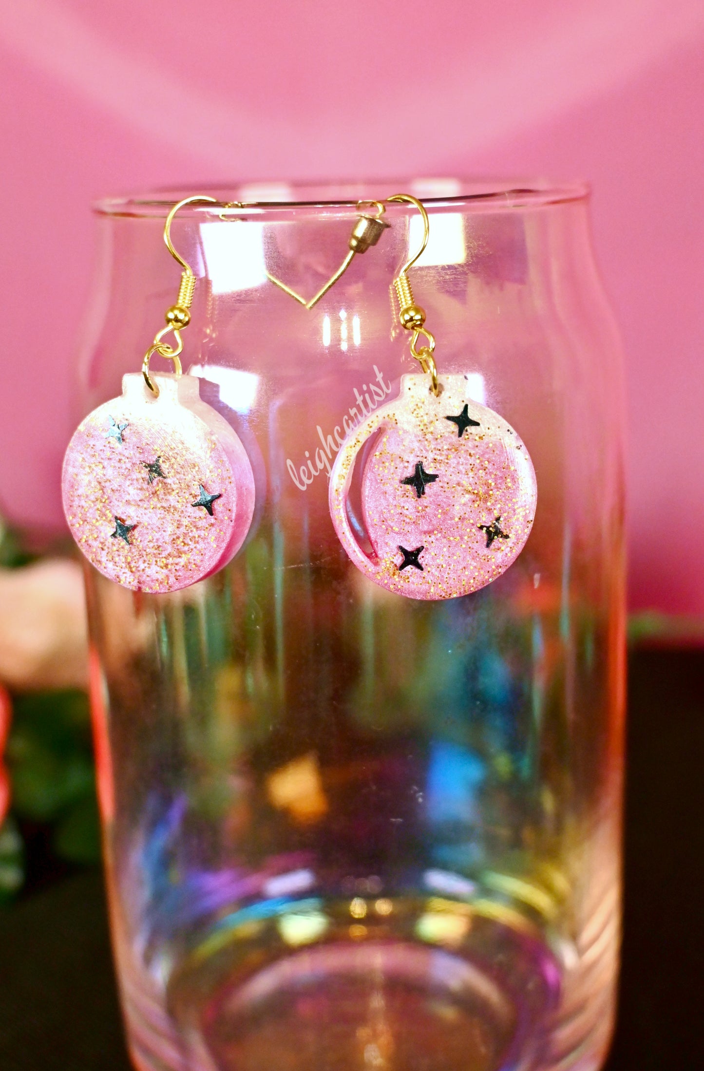 Starbomb Resin Dangle Earrings