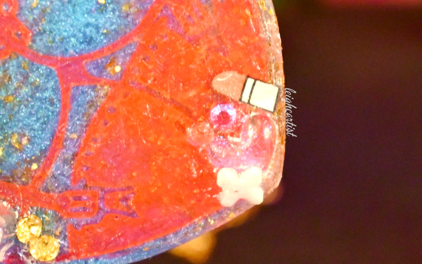 Social Media Sweetie Resin Necklace