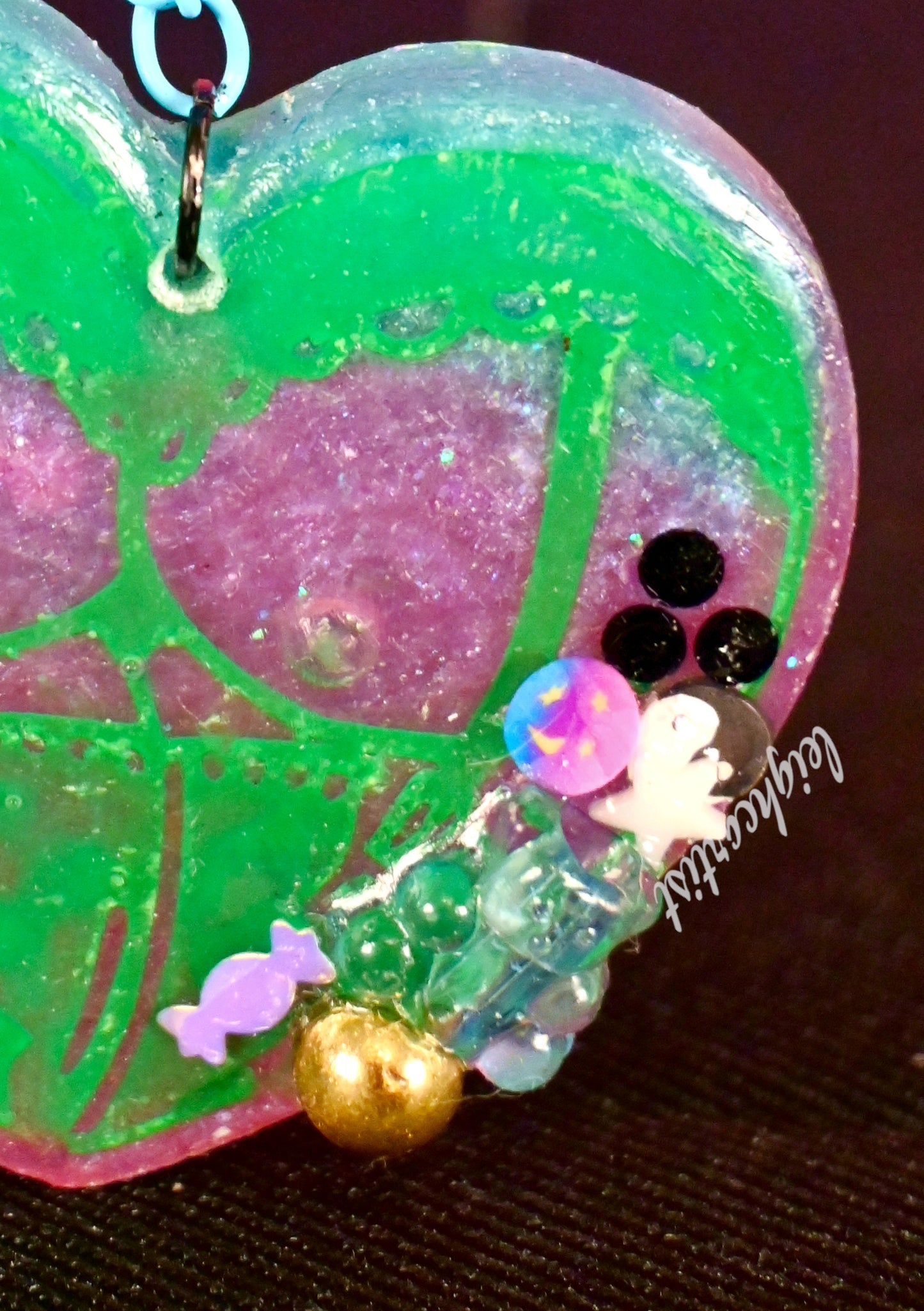 Goth Femme Booty Resin Necklace