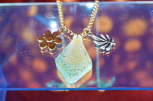 Plant Pot Resin Necklace