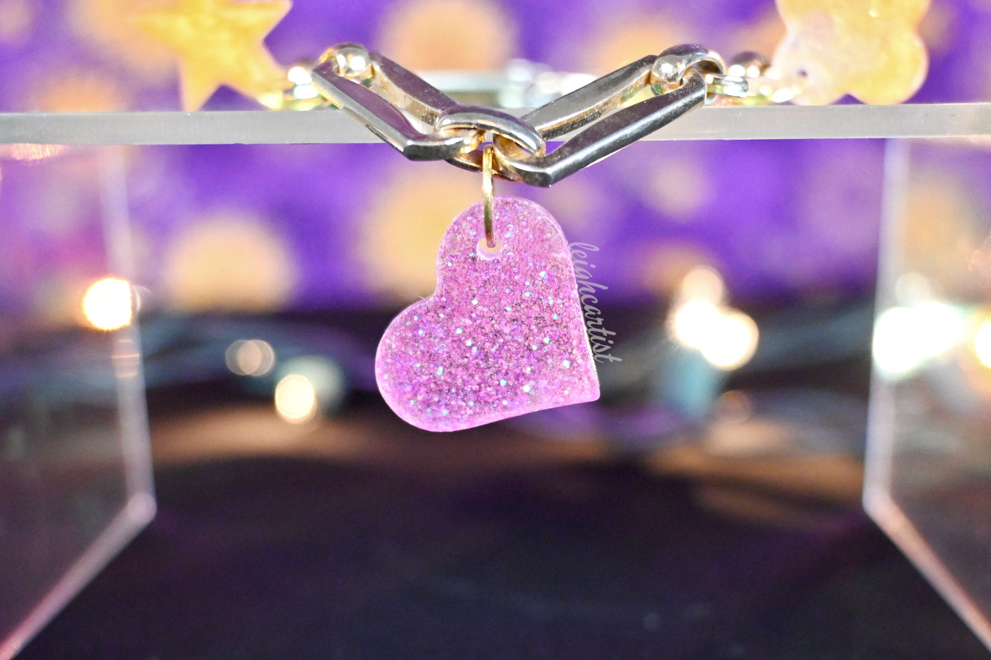 Love Me Resin Charm Bracelet