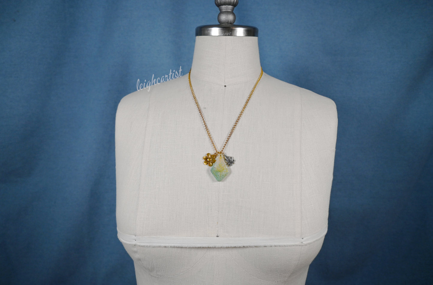 Plant Pot Resin Necklace