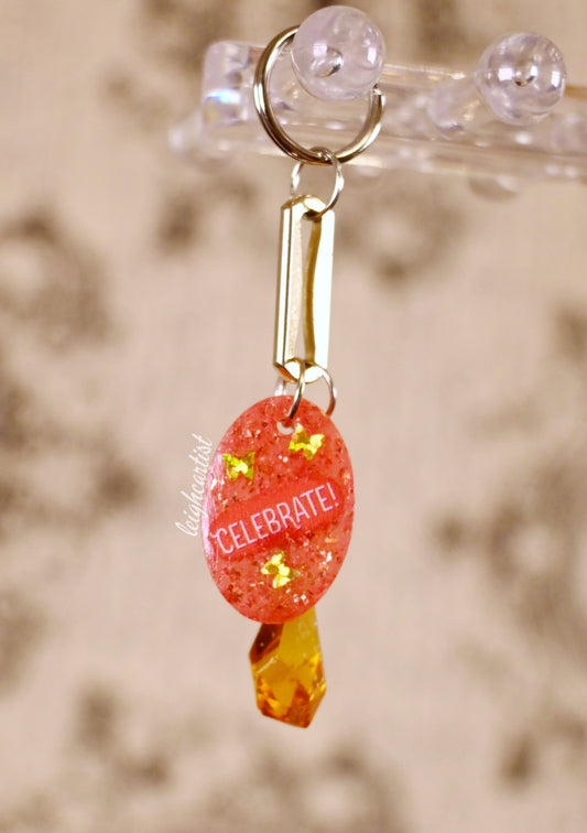 Celebrate Keychain