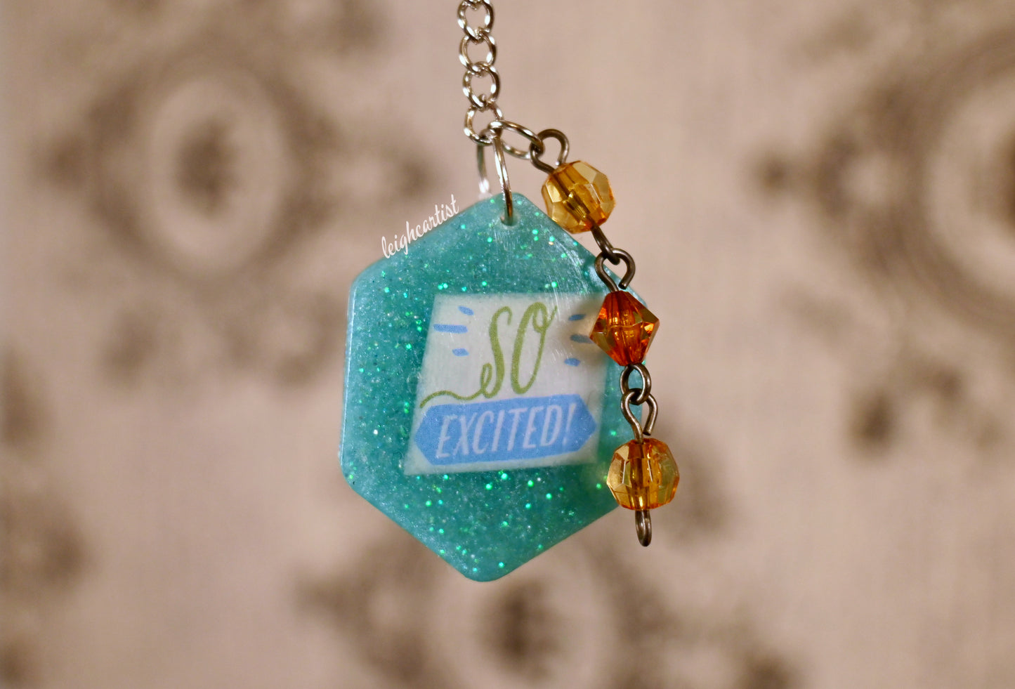 So Excited Keychain