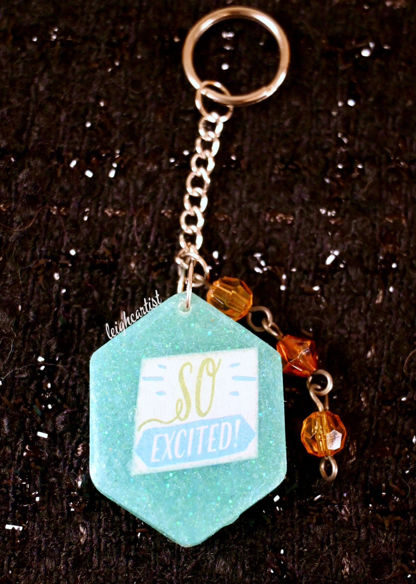 So Excited Keychain