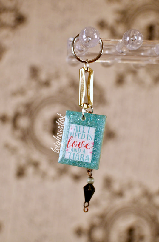 Love And A Tiara Keychain