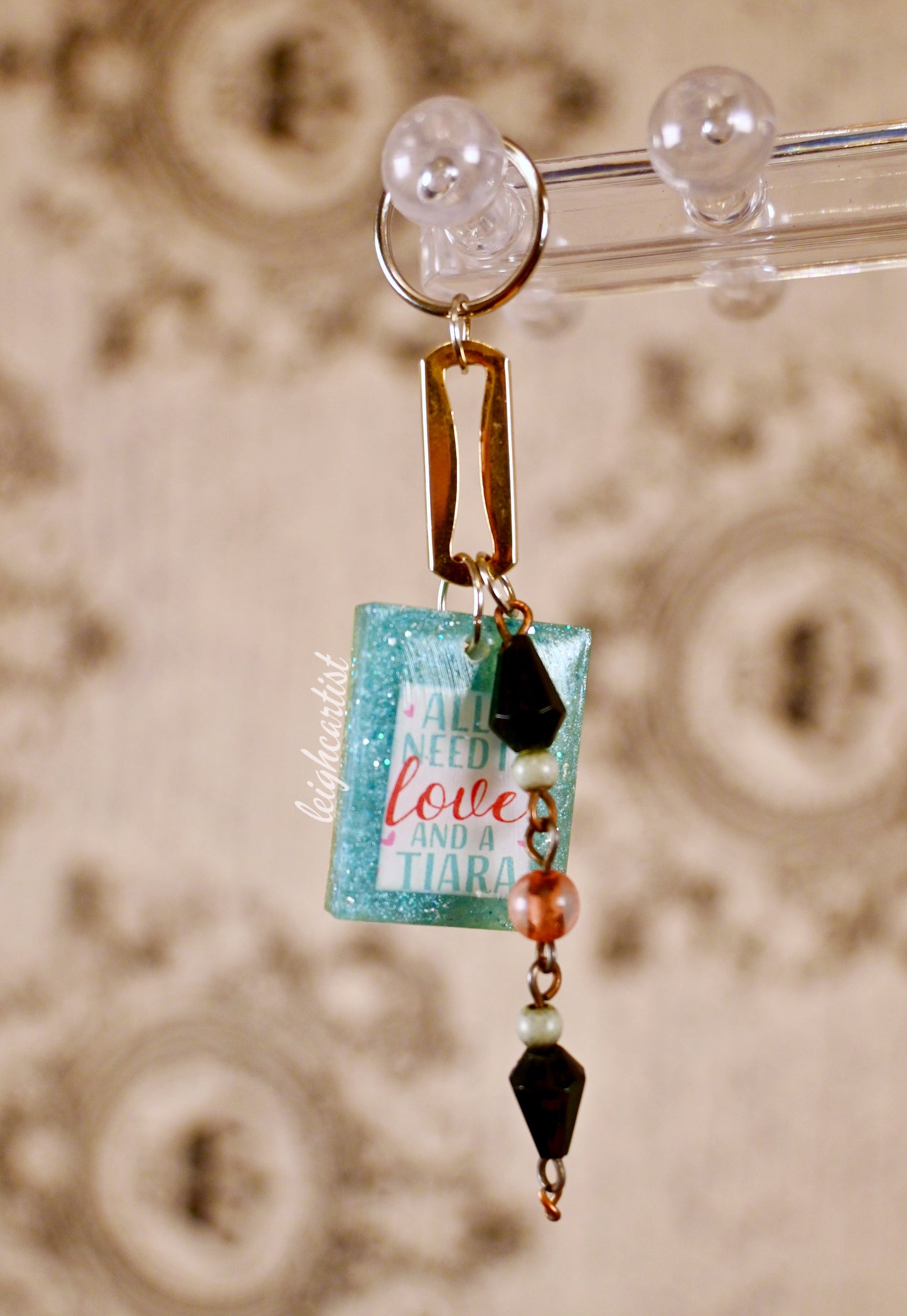 Love And A Tiara Keychain