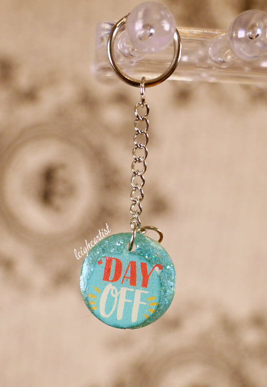 Day Off Keychain