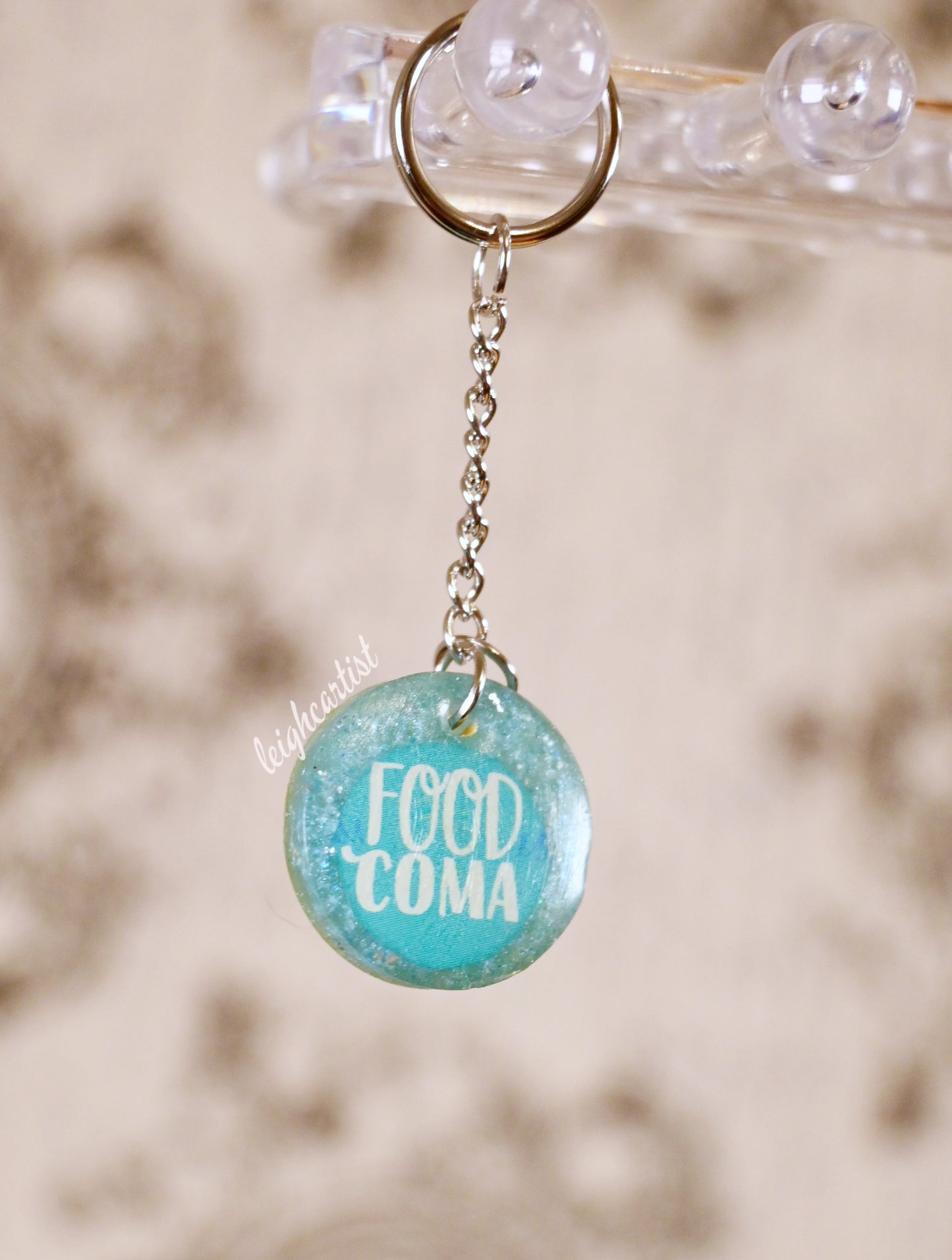 Food Coma Keychain