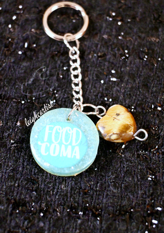 Food Coma Keychain