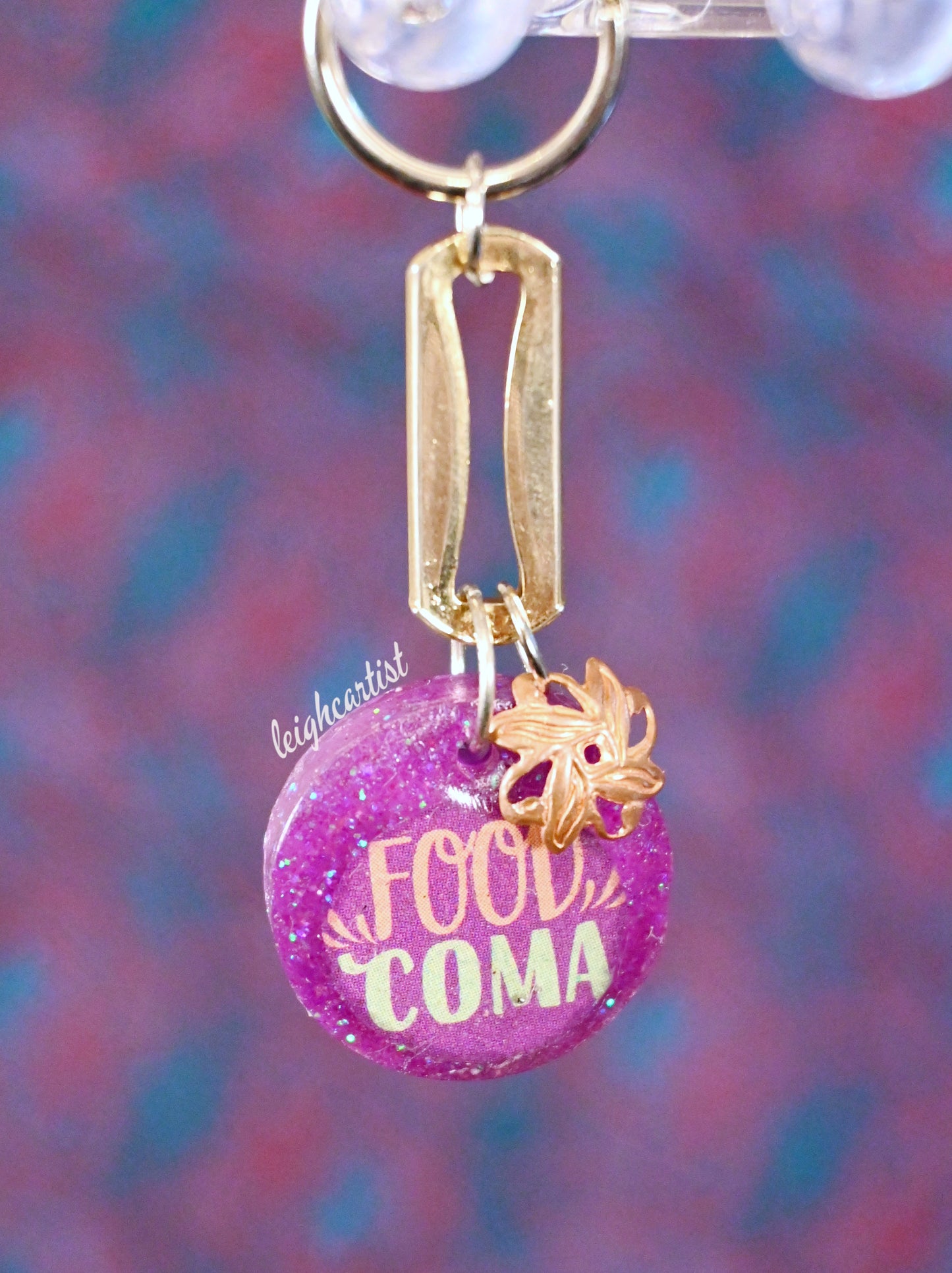 Food Coma Keychain