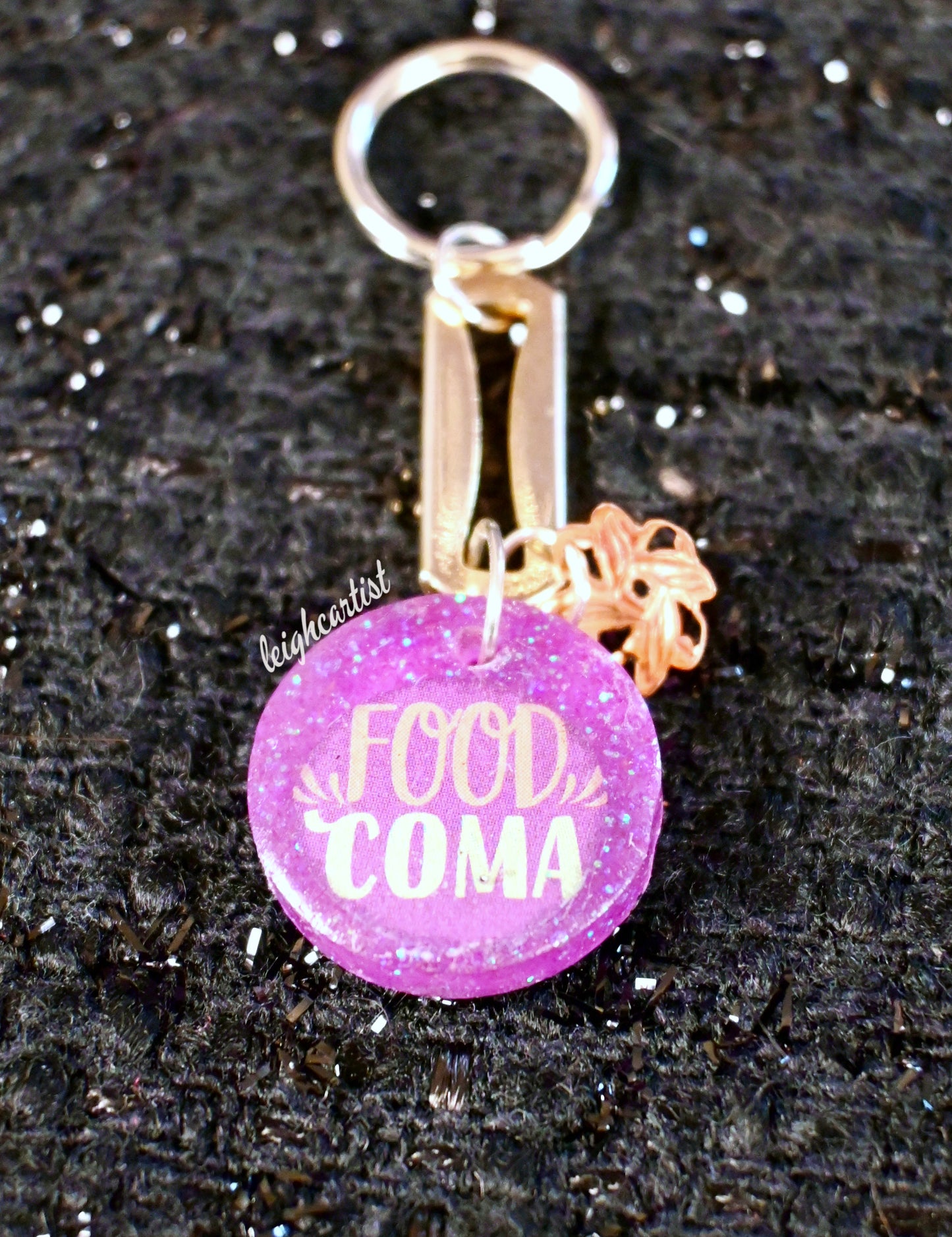 Food Coma Keychain