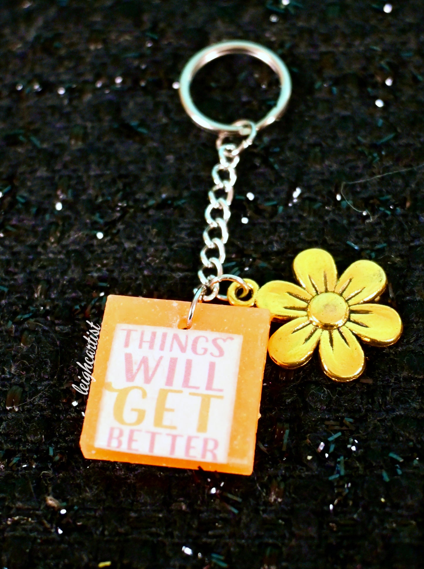 Things Will Get Better Keychain