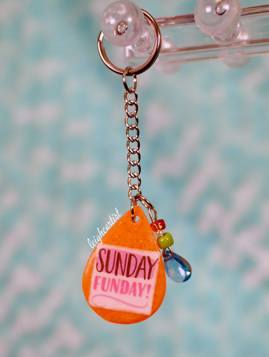 Sunday Funday Keychain