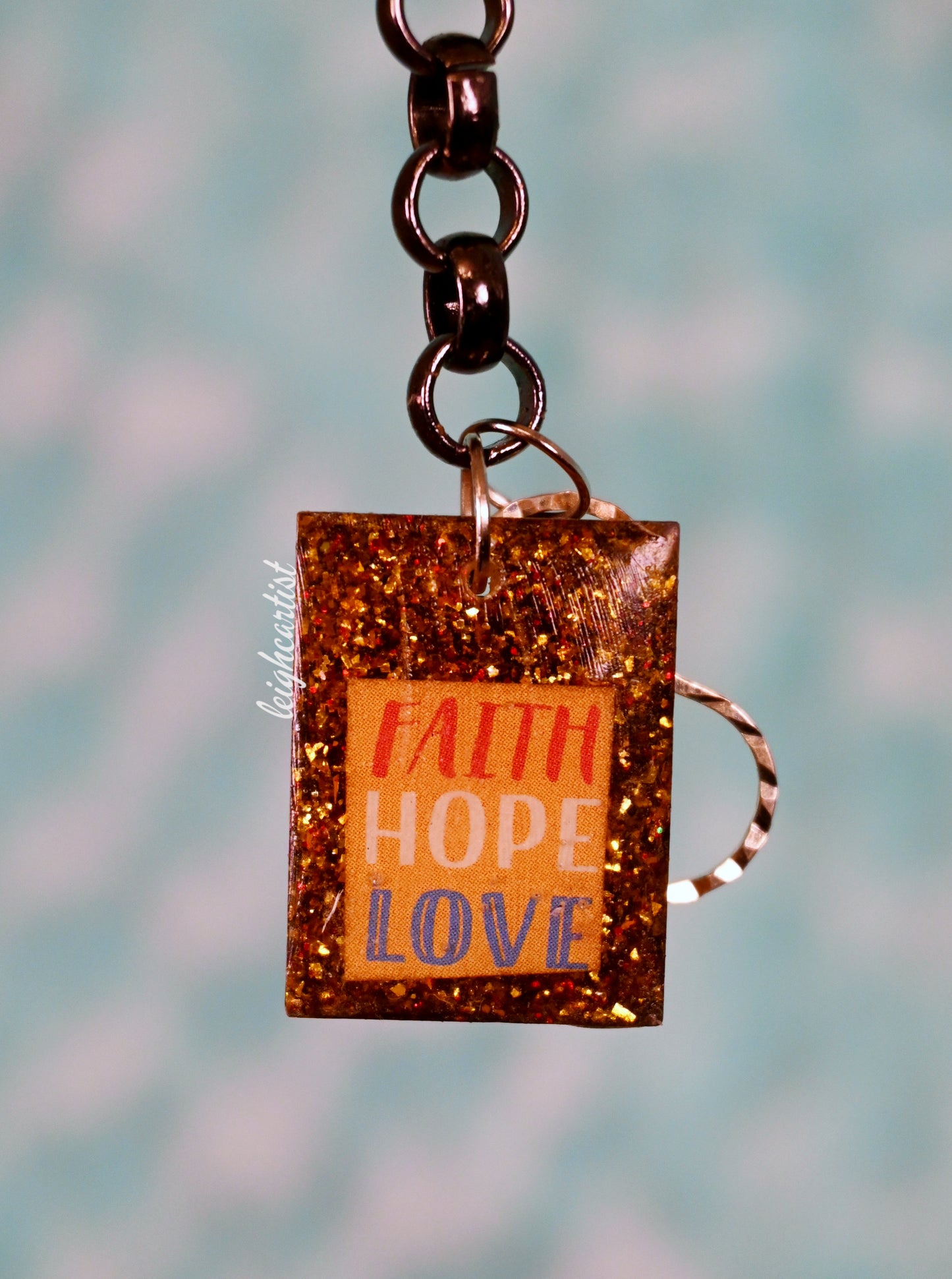 Faith Hope Love Keychain