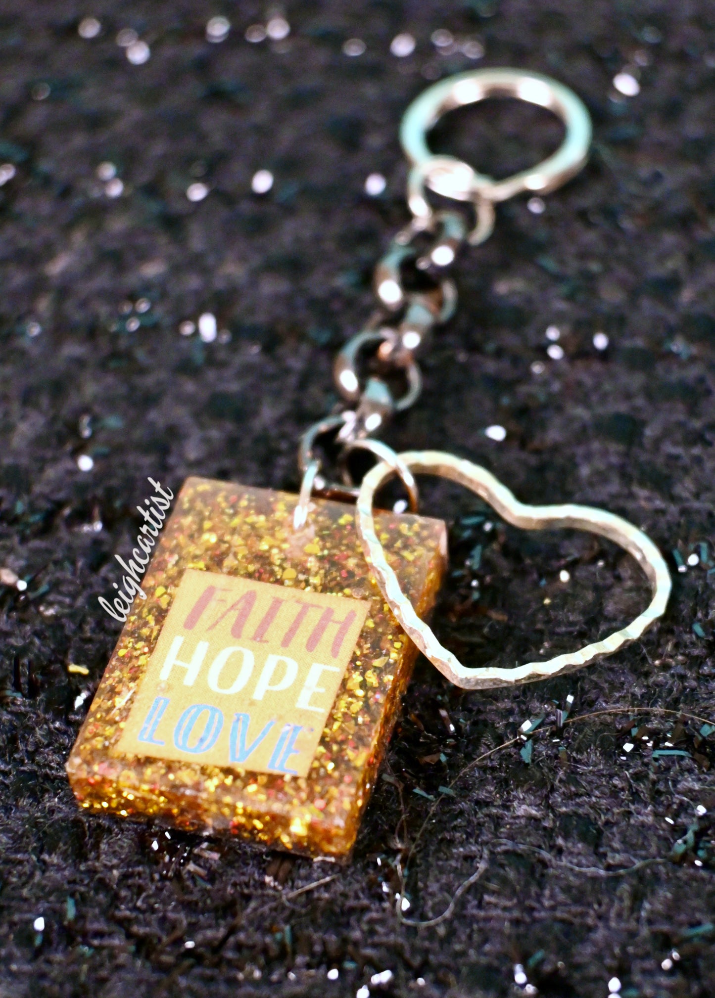 Faith Hope Love Keychain