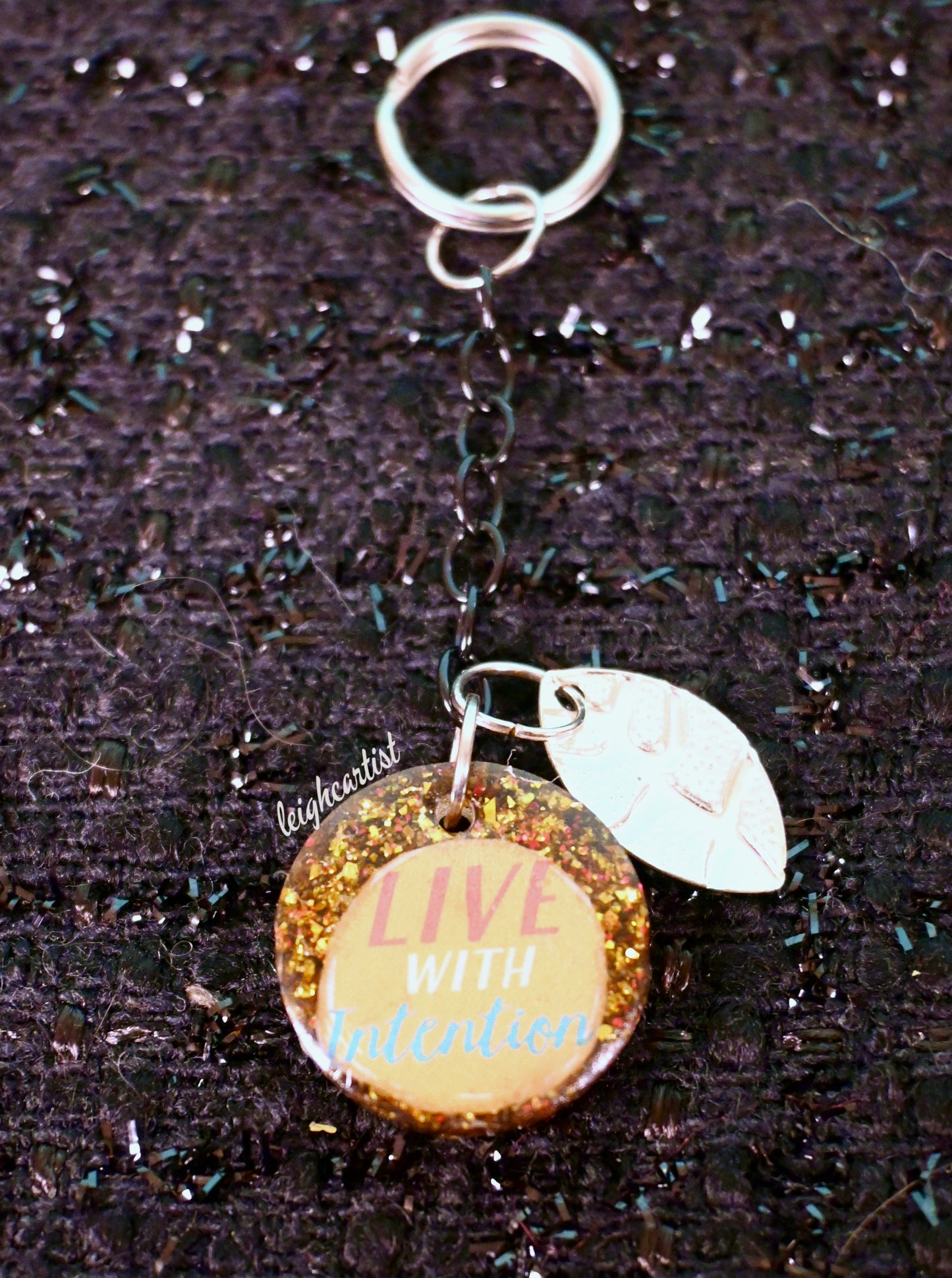 Live With Intention Keychain