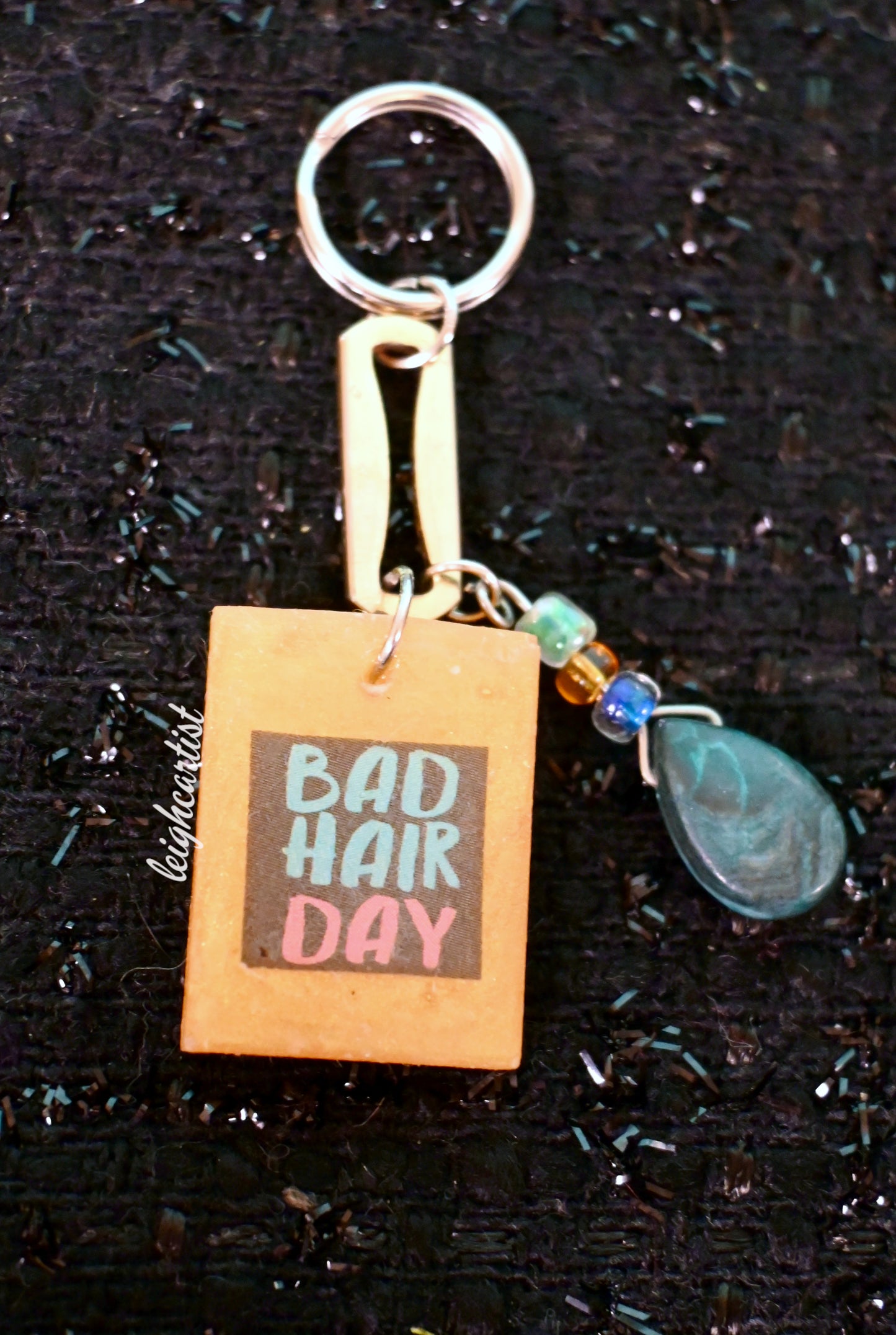 Bad Hair Day Keychain