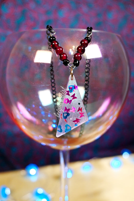 Simply Butterflies Resin Necklace