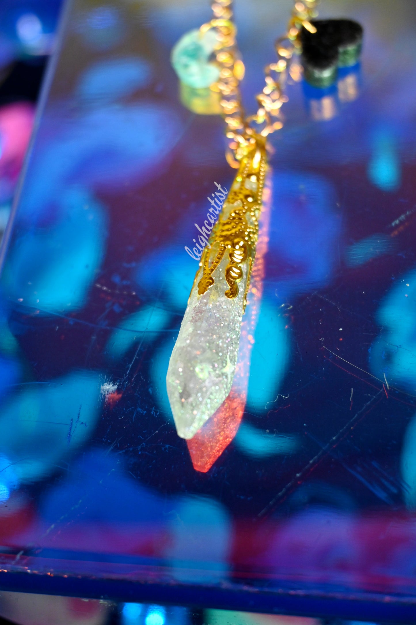 Love Magic Resin Necklace